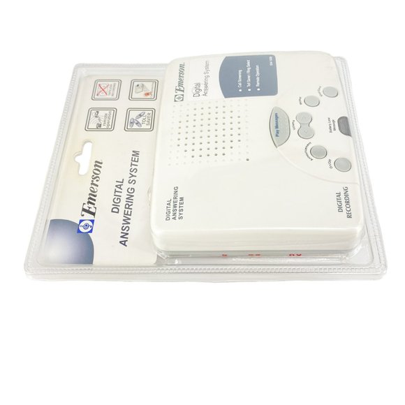 Emerson Digital Answering System EM-1200 Voice Activated Recording Ring Select - Picture 2 of 6